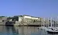 Imagen de la Ciudadela de Le Palais desde el puerto