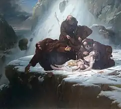 Los monjes del monte san Gothard.