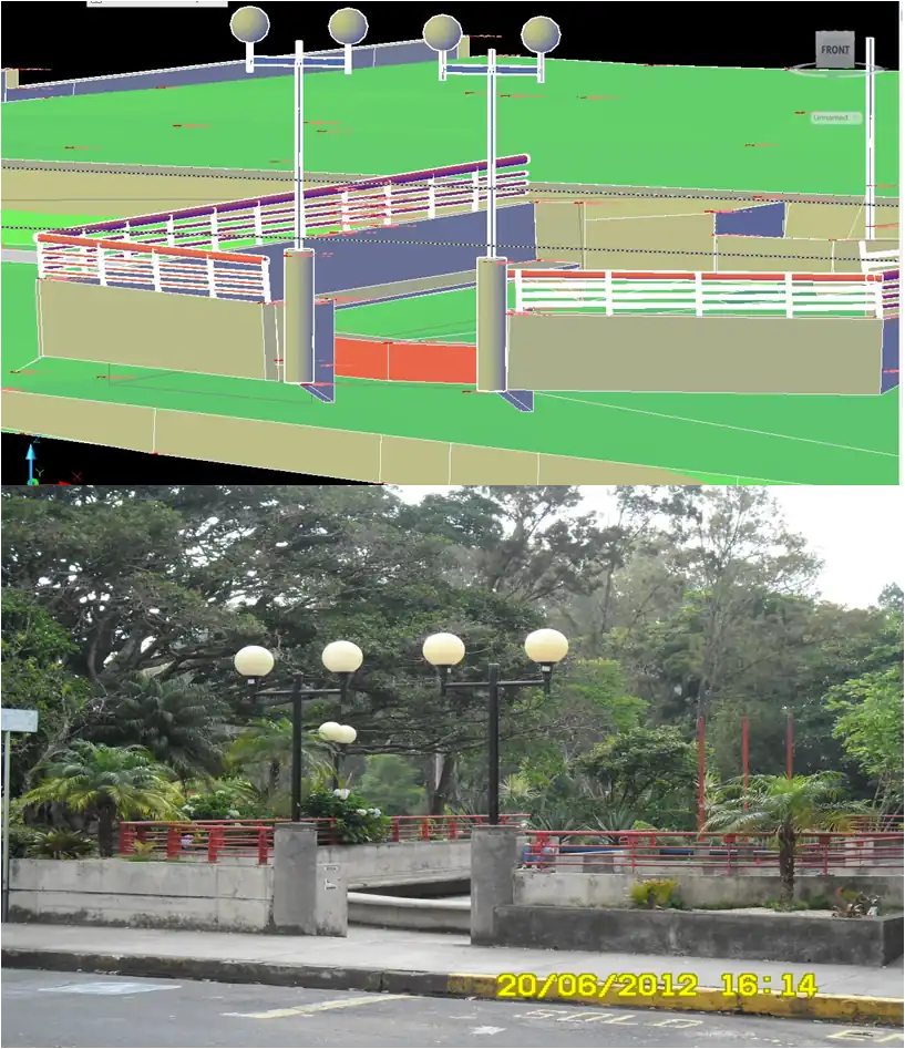 thuuuuuuuuuuutridimensional de una de las fachadas de la facultad de ciencias económicas de la UCR