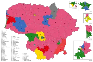 Elecciones parlamentarias de Lituania de 1992