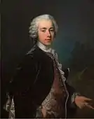 Retrato de Frederik Berregaard, c.1745, óleo sobre lienzo, 92x73 cm, Galería Nacional de Dinamarca
