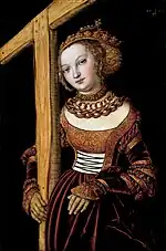 Lucas Cranach el ViejoSanta Elena con la Cruz(1525)