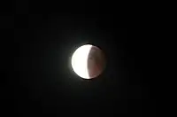 Eclipse visto desde Bremerhaven, Alemania.