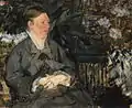 Édouard Manet, Madame Manet en el invernadero 1879