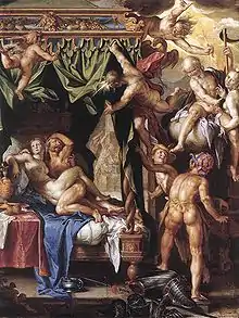 Venus y Marte descubiertos por los dioses, 1604 (Getty Center de Los Ángeles).