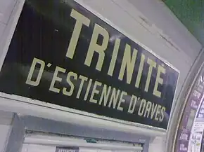 Trinité - d’Estienne&nbsp;d’Orves
