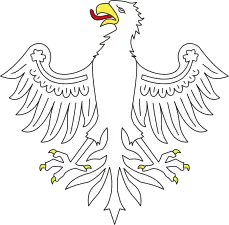 Alas exhibidas y bajadas