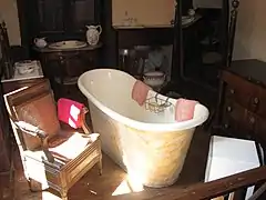 Muebles de la sala de baño.