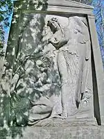 Mill Girl Monumento a Louisa Maria Wells (1906), Cementerio de Lowell, Lowell, Massachusetts.
