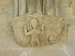 Detalle del claustro del monasterio de la Oliva.