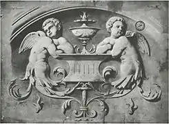 Estampa con modelo ornamental para uso de los alumnos del curso de Escultura de ornamentos. Museo Juan VI