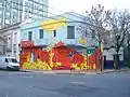 Mural en la esquina de Jorge Newbery y Zapiola