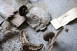 Algunos de los objetos encontrados en 2015