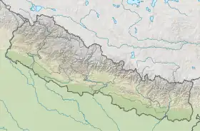 Glaciar de Khumbu ubicada en Nepal