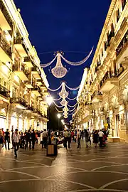 Edificios históricos en la Calle Nizami
