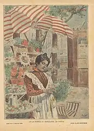 Nuevo Mundo, en la Rambla de Barcelona, 1900