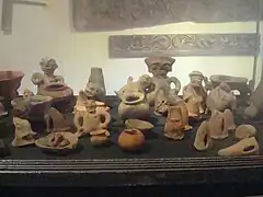 Objetos precolombinos hallados en el Valle de Orosi.