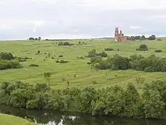 El río Don y la iglesia del siglo XVIII de Stréshnevo, en el rayón de Dankov