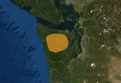 Área de distribución de M.&nbsp;olympus