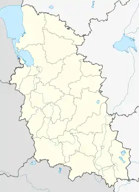Dno ubicada en Óblast de Pskov