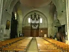 La nave y el órgano del sigloXVIII