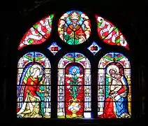 Vitral del transepto norte