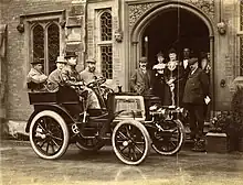 C.S. Rolls con el Duque de York (1900)