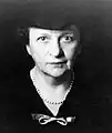 Frances Perkins Secretaria de Trabajo de los Estados Unidos y primera mujer miembro del Gabinete de los Estados Unidos