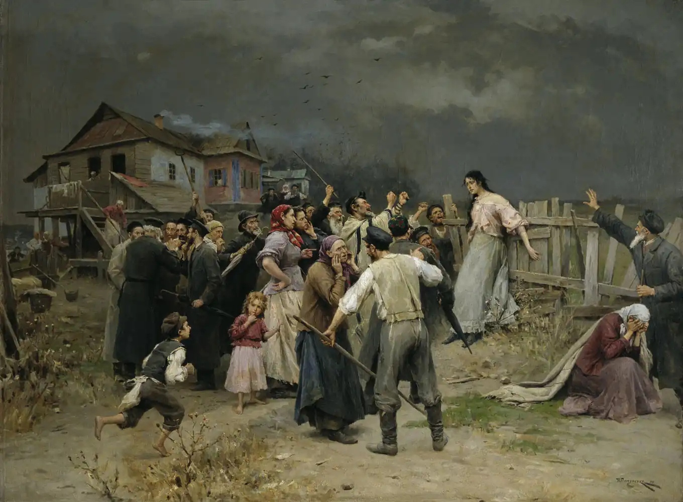 Una víctima del fanatismo (c. 1899 ), Museo de Bellas Artes Kharkiv
