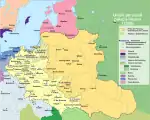 Polonia y Lituania alrededor de 1526.