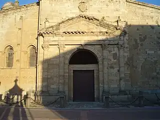 Portada oeste de la catedral de Ciudad Rodrigo.