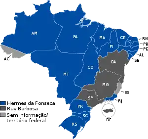 Elecciones presidenciales de Brasil de 1910