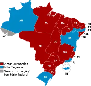 Elecciones presidenciales de Brasil de 1922
