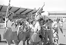 El equipo femenino de hockey césped de Zimbabue, campeón olímpico en Moscú 1980, estaba compuesto exclusivamente de deportistas blancas.