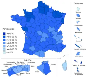 Résultats par département