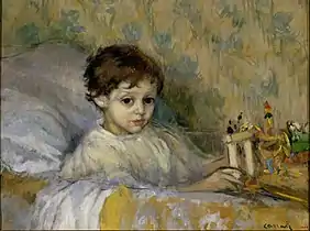 Retrato de su hijo Octavi (hacia 1903).