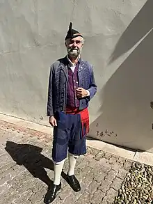 Ricardo Soberado Hoyos durante el "Dia'l Traxe'l País"