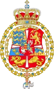 Escudo de Federico IV (Reinado: 1699-1730)(Véase anterior)