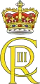 Monograma de Carlos III con la corona de Escocia.