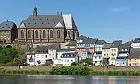 Saarburg, la iglesia  catolica (Pfarrkirche Sankt Laurentius)