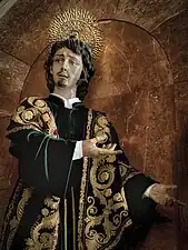 San Juan Evangelista, Titular de la Hermandad de la Victoria