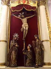 Calvario del Convento de la Encarnación en Sevilla en  España.