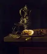 Desayuno con jamón (c. 1650-1660), Museo del Hermitage, San Petersburgo