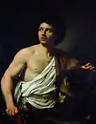 Davide con la testa di Golia, de Simon Vouet, palacio Bianco