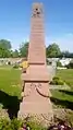 Memorial en el cementerio de Hundheim