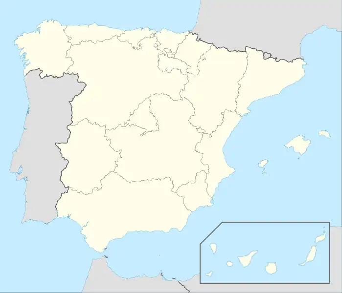 Primera División de España 2002-03 está ubicado en España