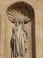 Santa Escolástica (Iglesia del Val de Grâce)