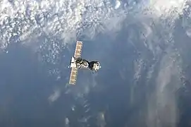Soyuz TMA-07M Desacoplamiento de la ISS.