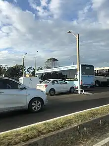 Línea 104 en la Terminal Rambla Costanera