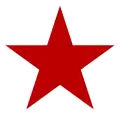 Tercera escarapela de la Fuerza Aérea Roja Húngara en 1919.